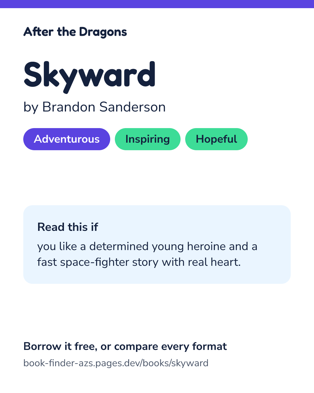 Share card for Skyward