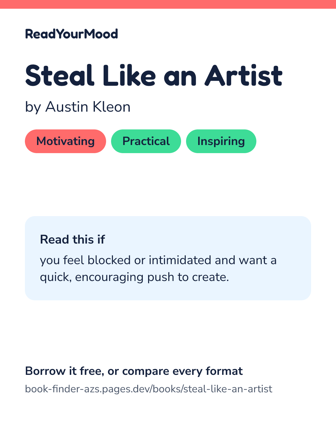 Share card for Steal Like an Artist