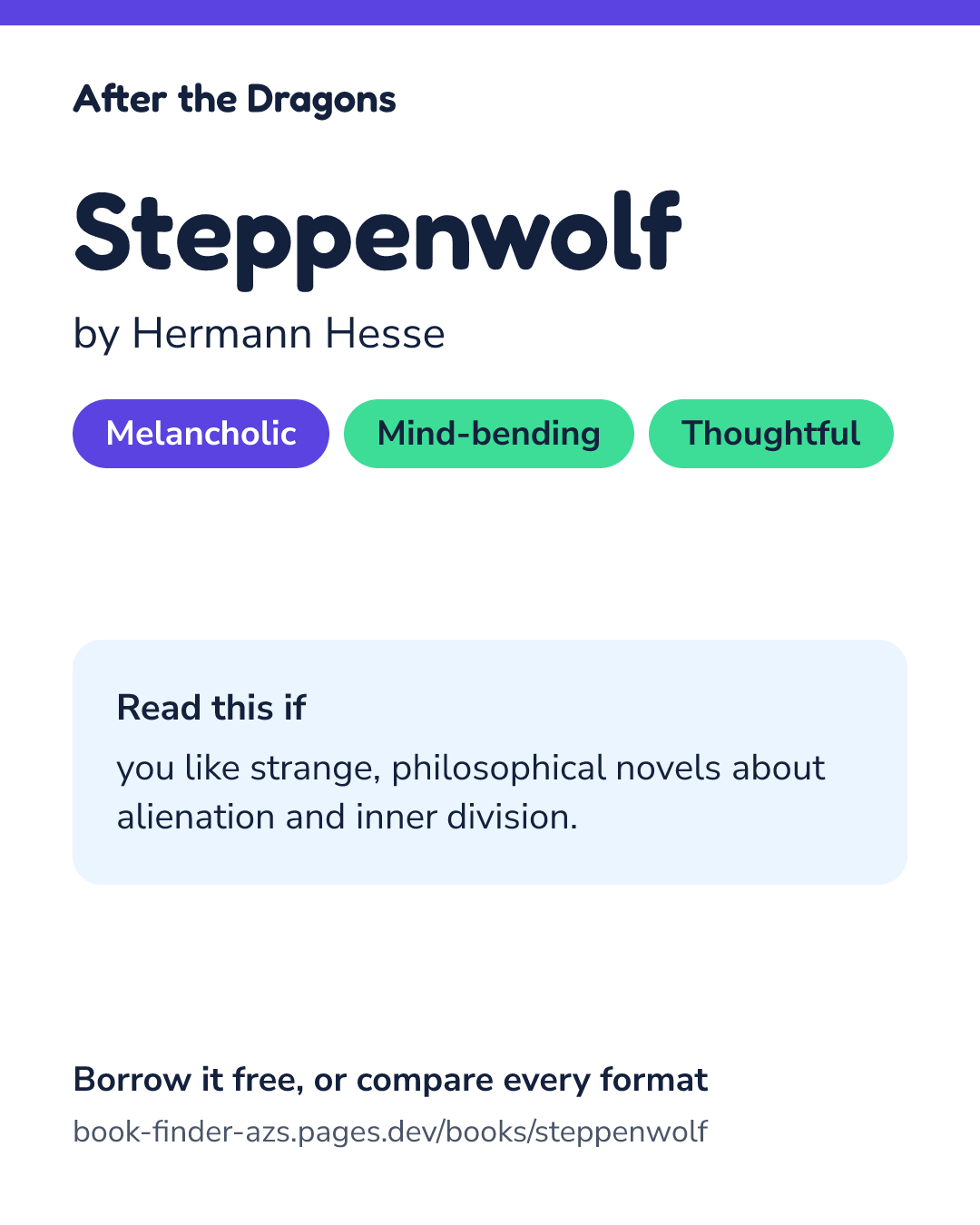 Share card for Steppenwolf