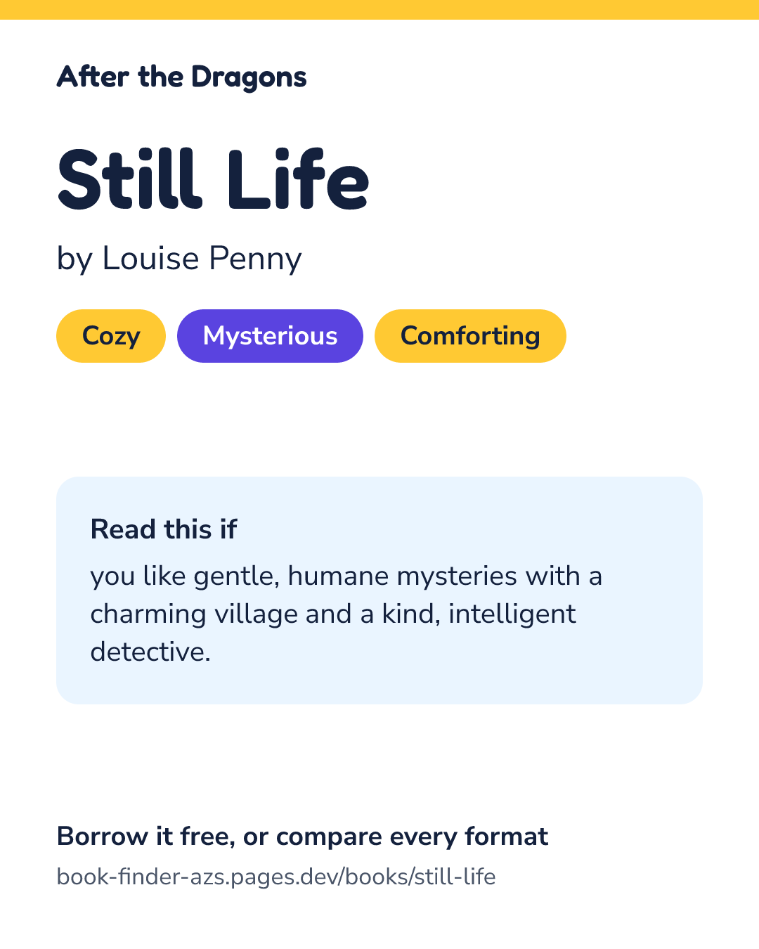 Share card for Still Life