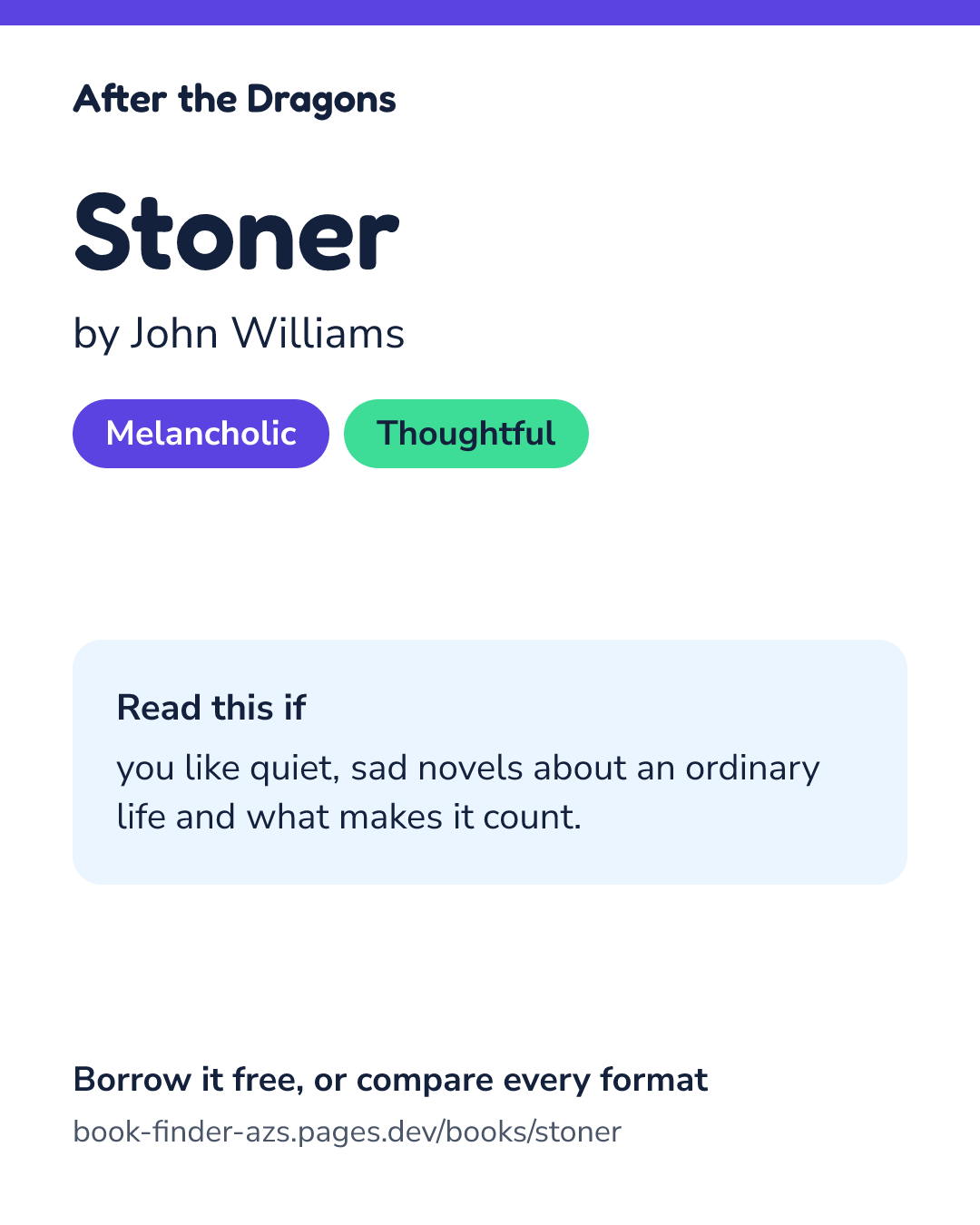Share card for Stoner