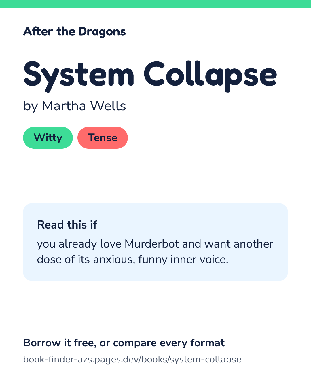 Share card for System Collapse