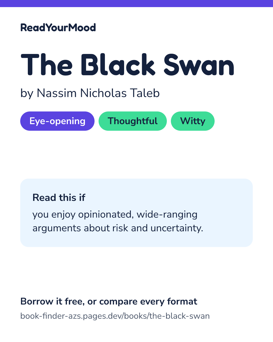Share card for The Black Swan