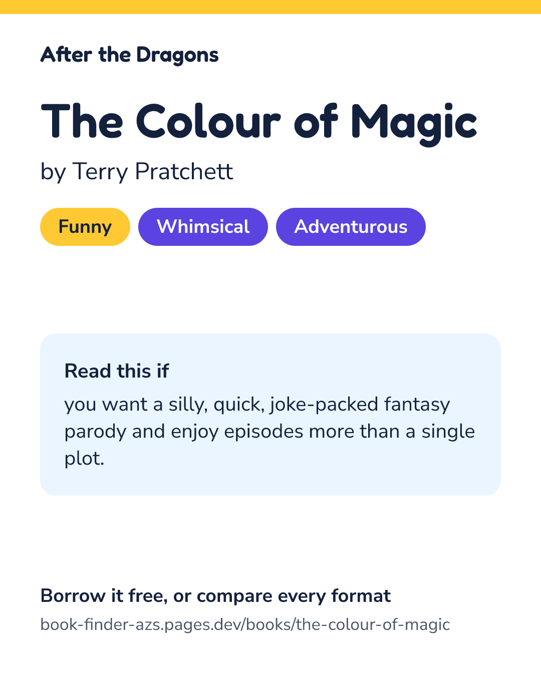 Share card for The Colour of Magic