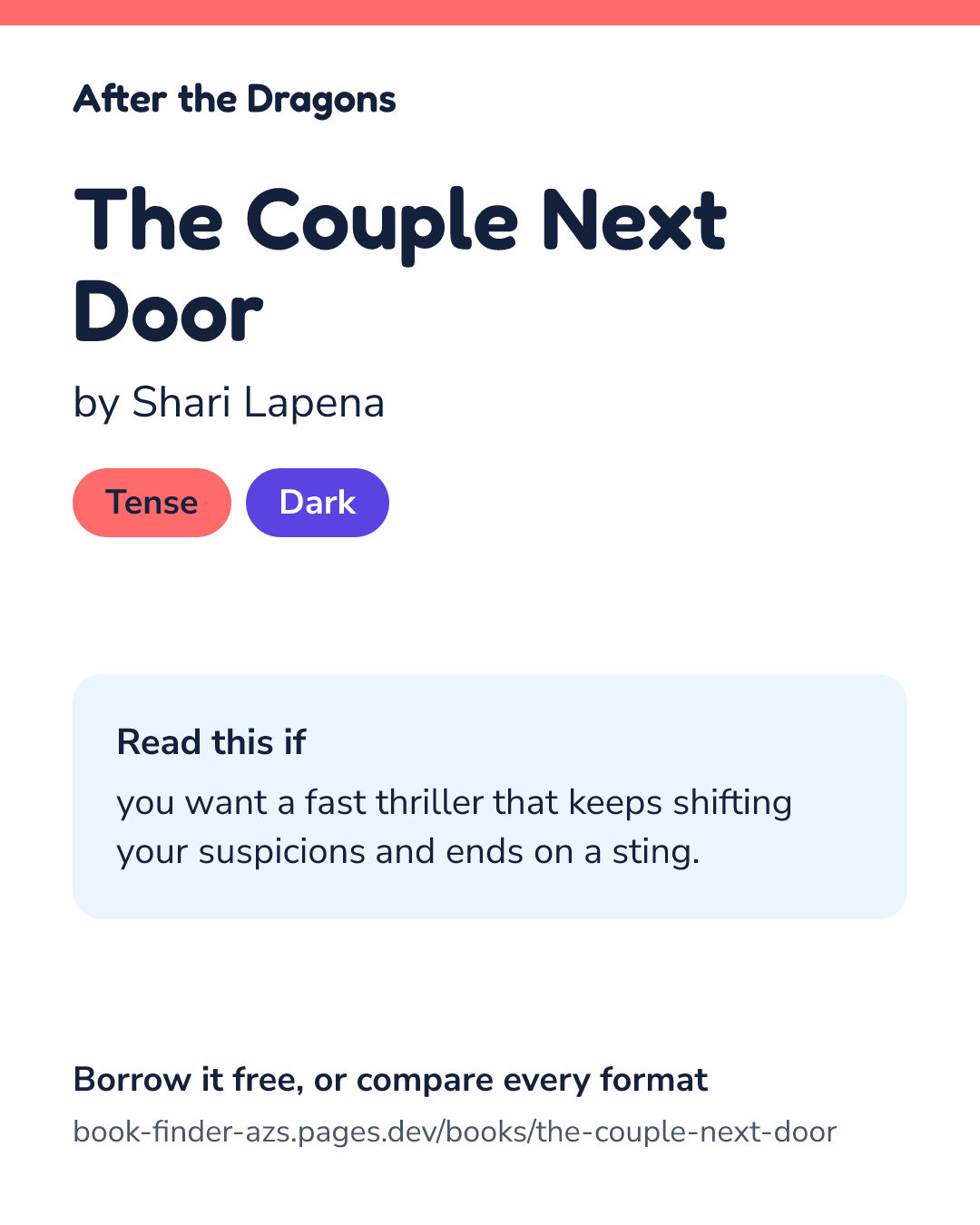 Share card for The Couple Next Door