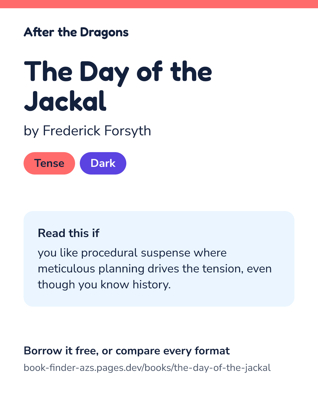 Share card for The Day of the Jackal