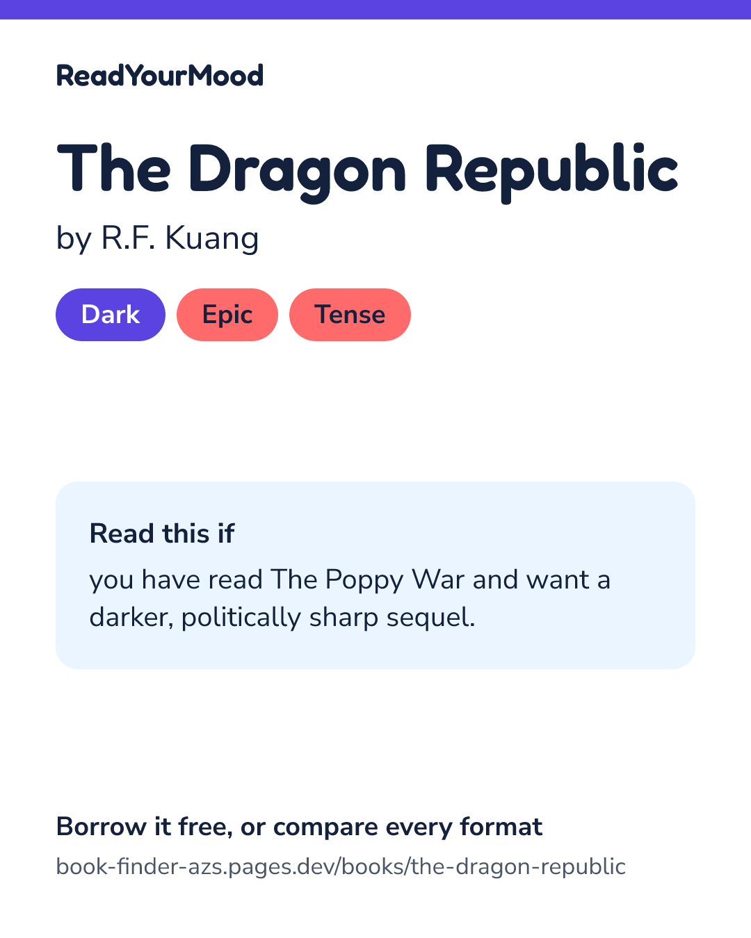 Share card for The Dragon Republic