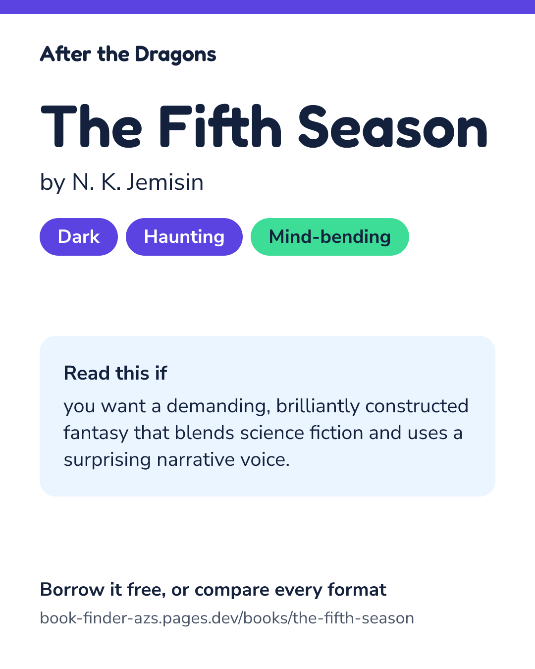 Share card for The Fifth Season