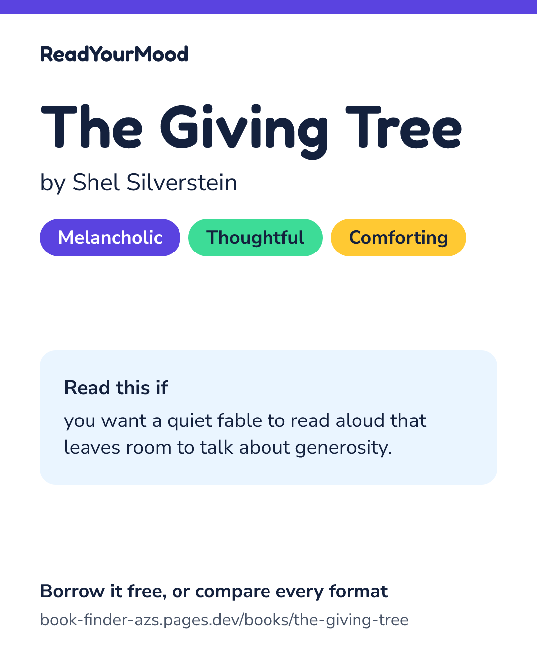 Share card for The Giving Tree