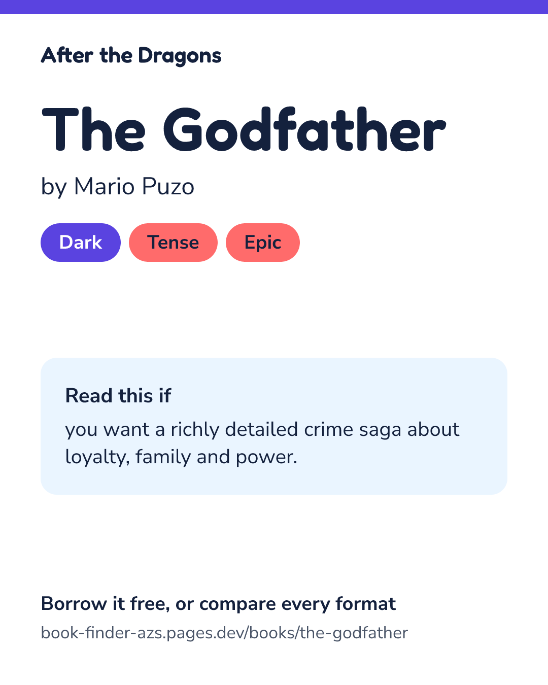 Share card for The Godfather