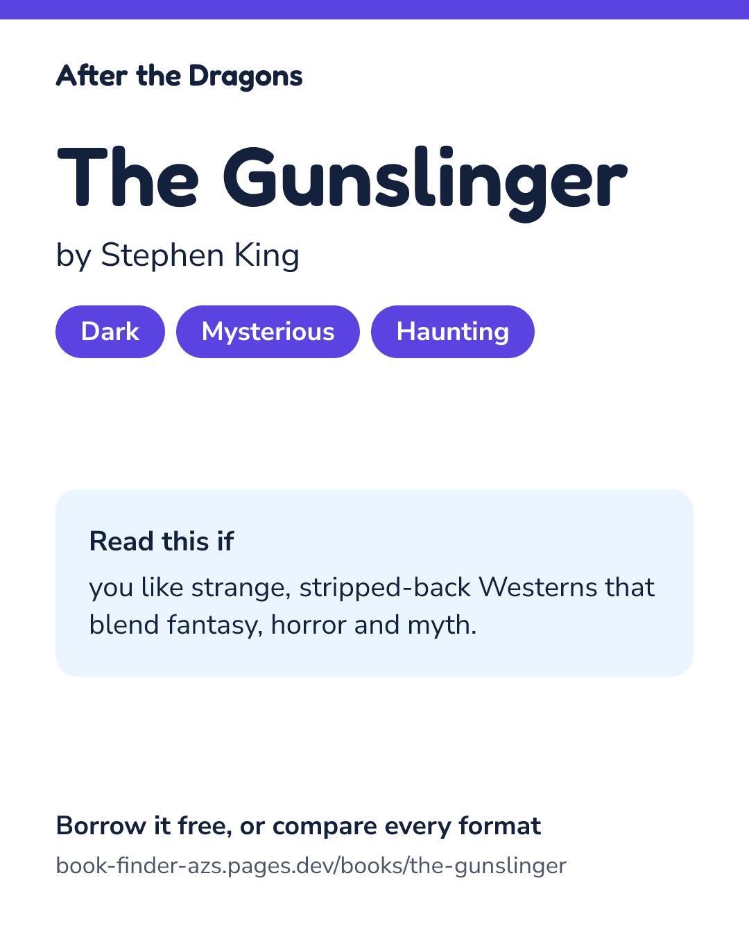 Share card for The Gunslinger
