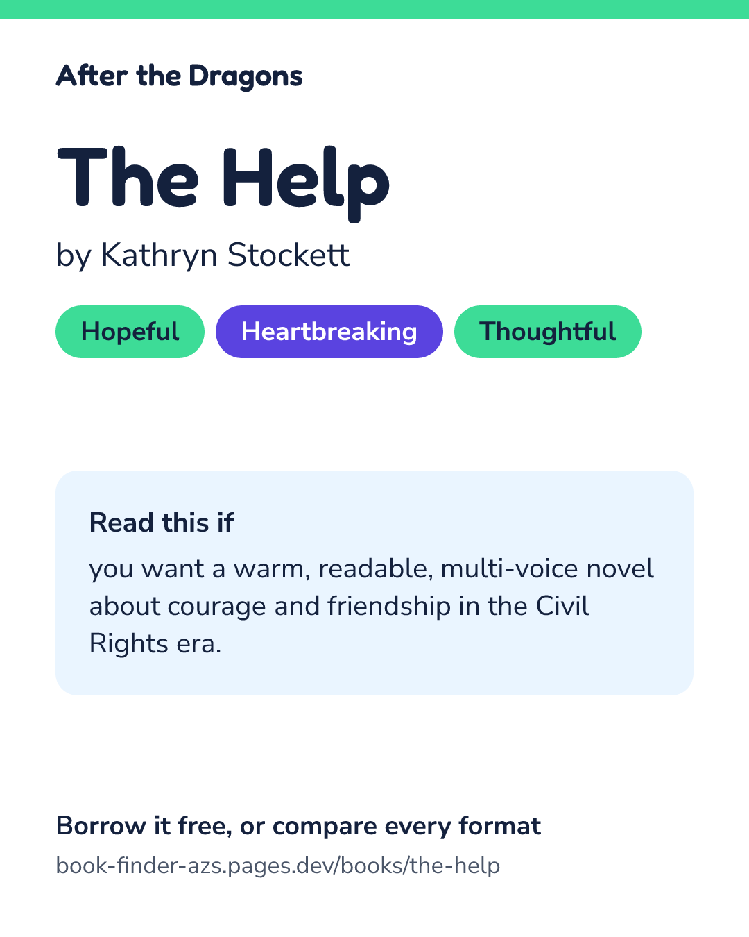 Share card for The Help