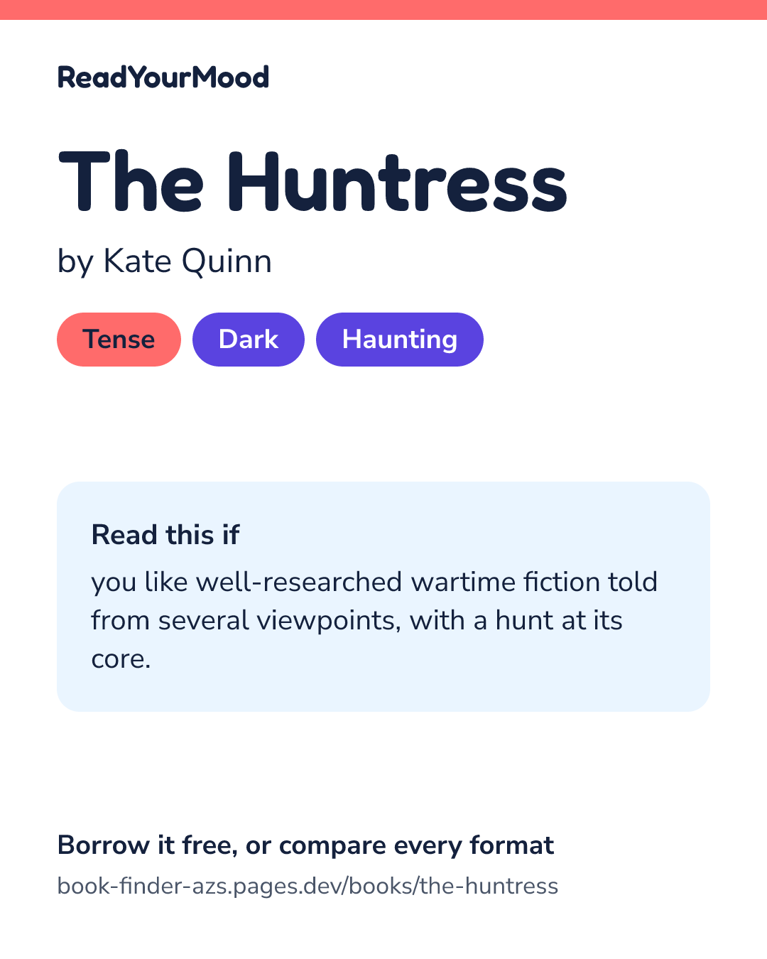 Share card for The Huntress