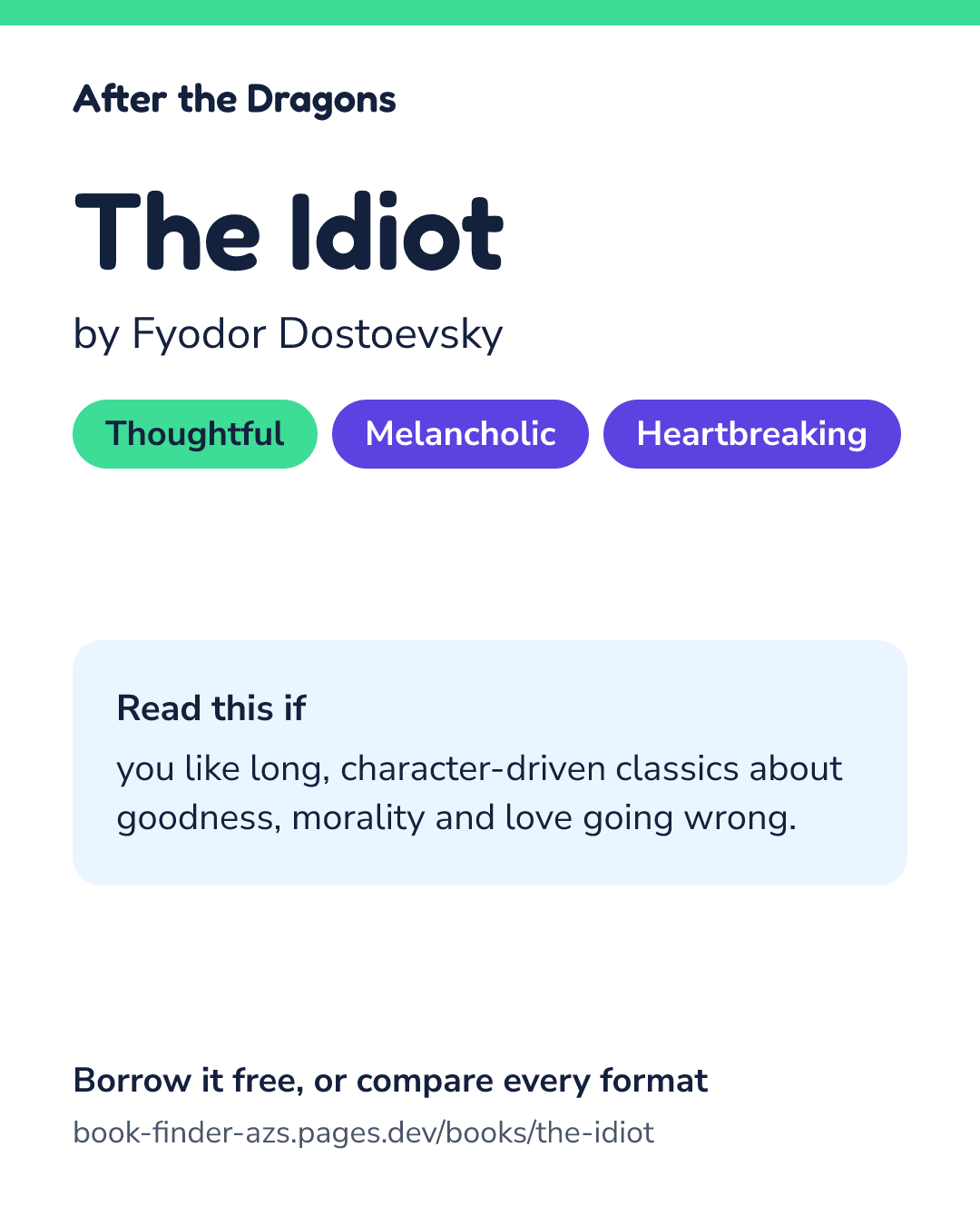 Share card for The Idiot