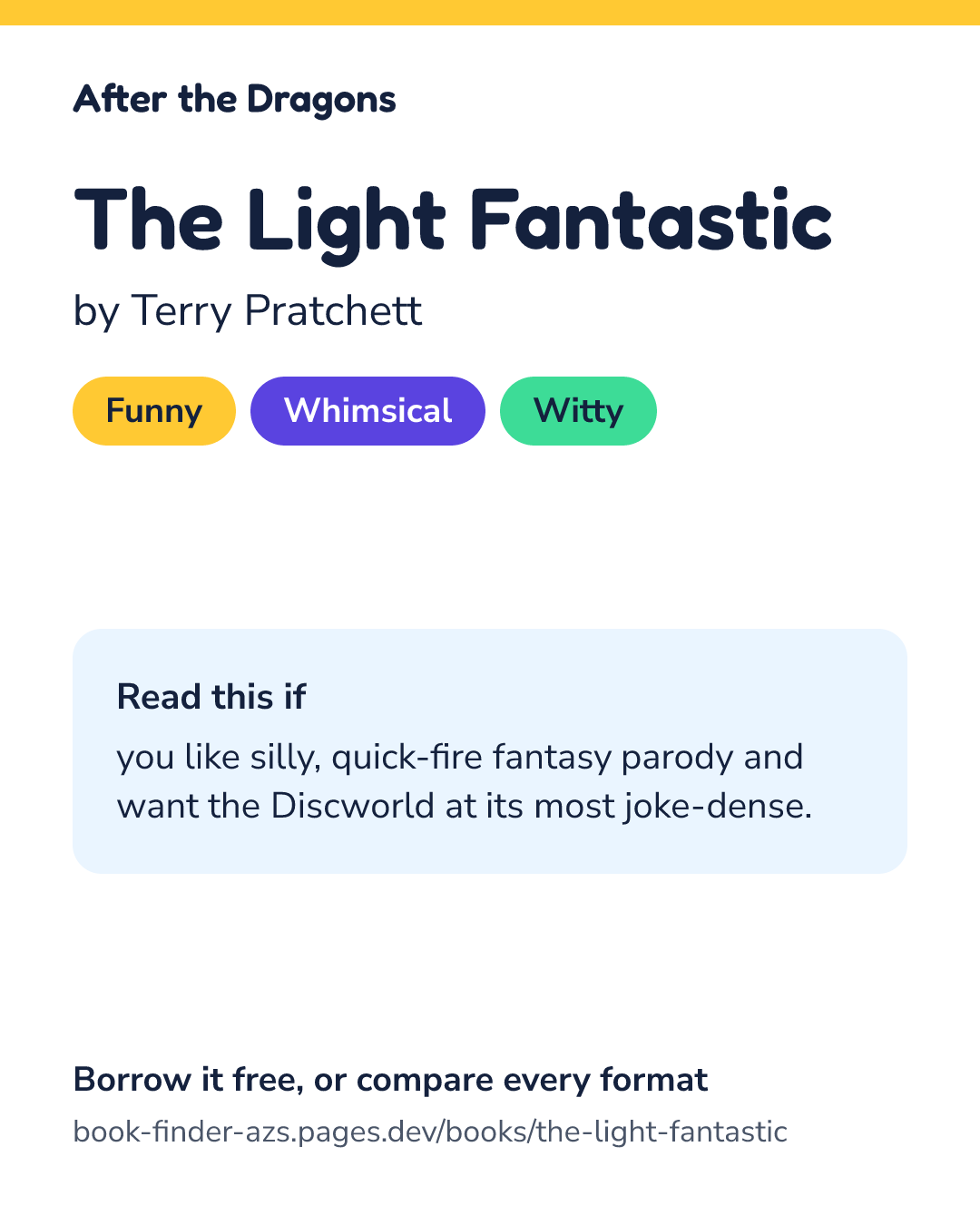 Share card for The Light Fantastic