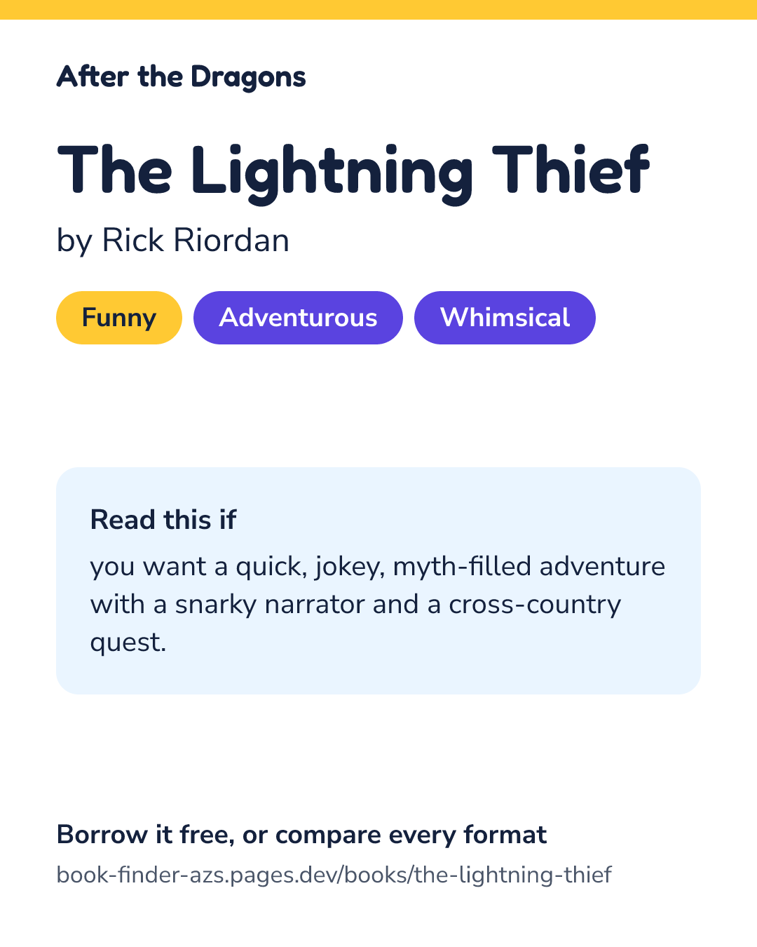 Share card for The Lightning Thief