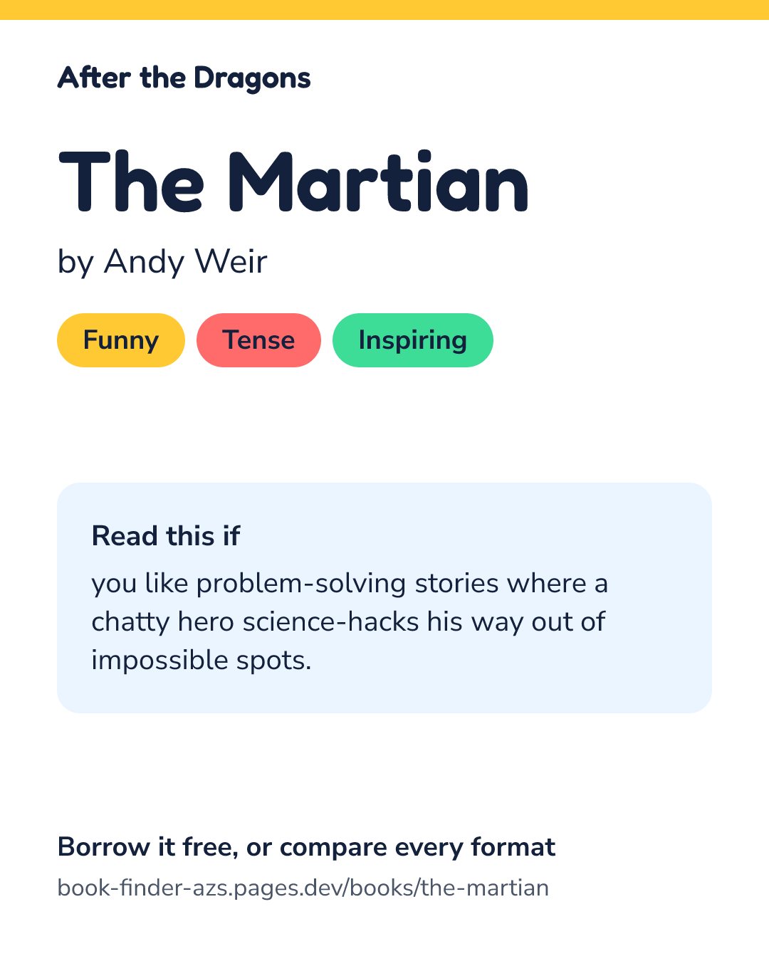 Share card for The Martian