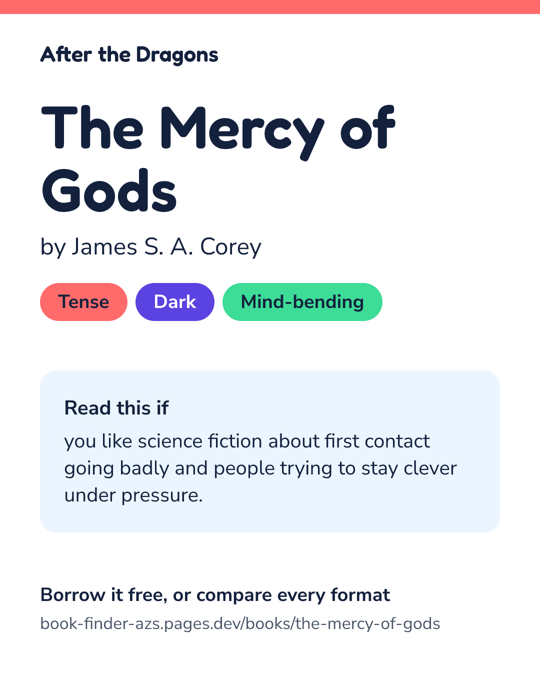 Share card for The Mercy of Gods