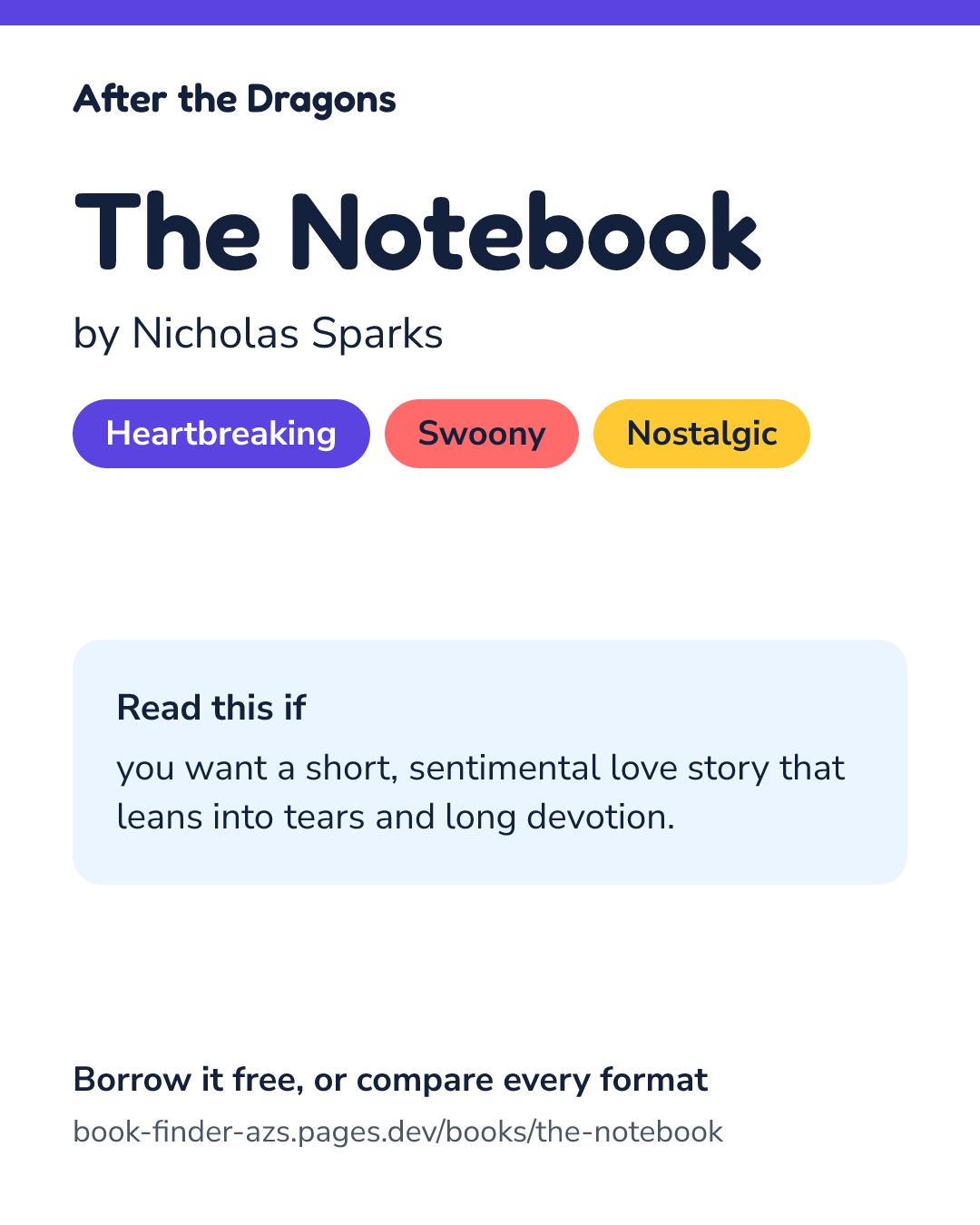 Share card for The Notebook