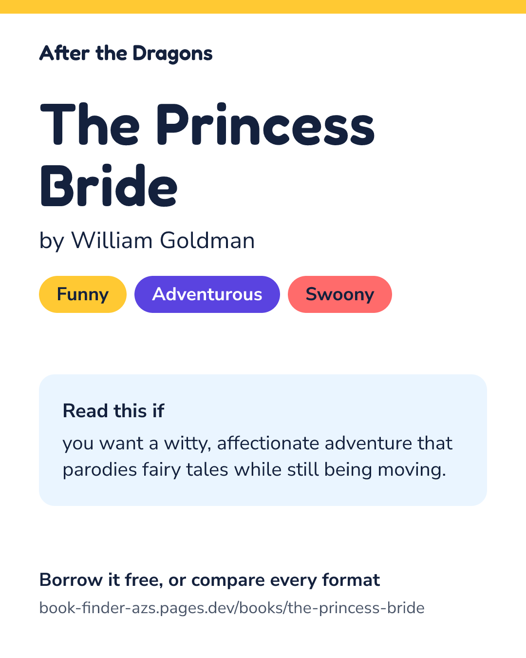 Share card for The Princess Bride