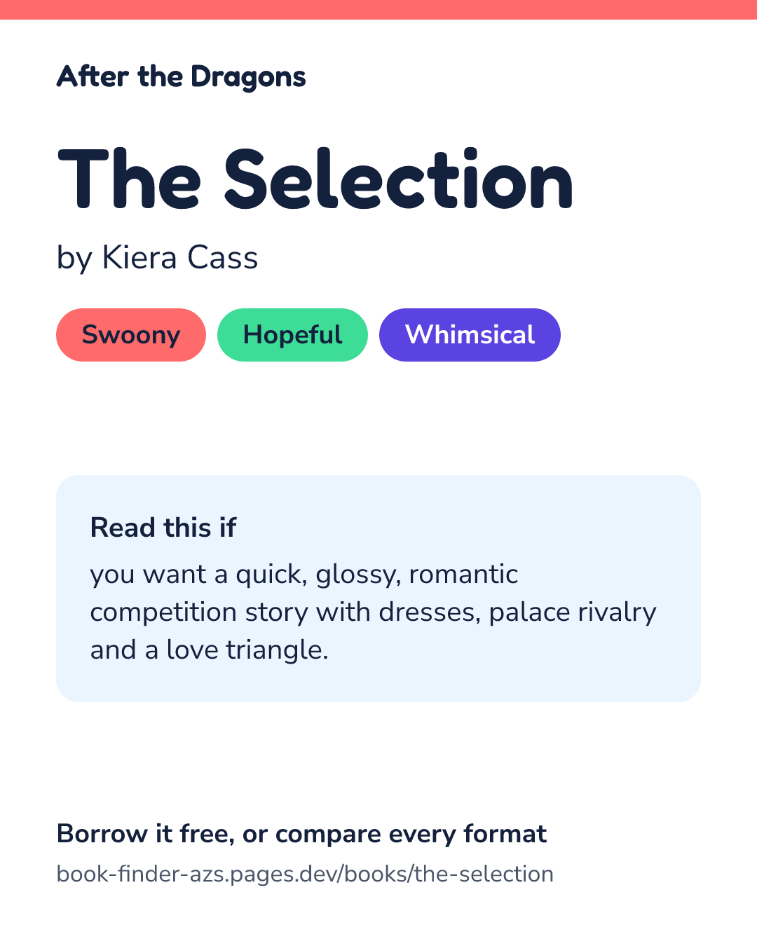 Share card for The Selection