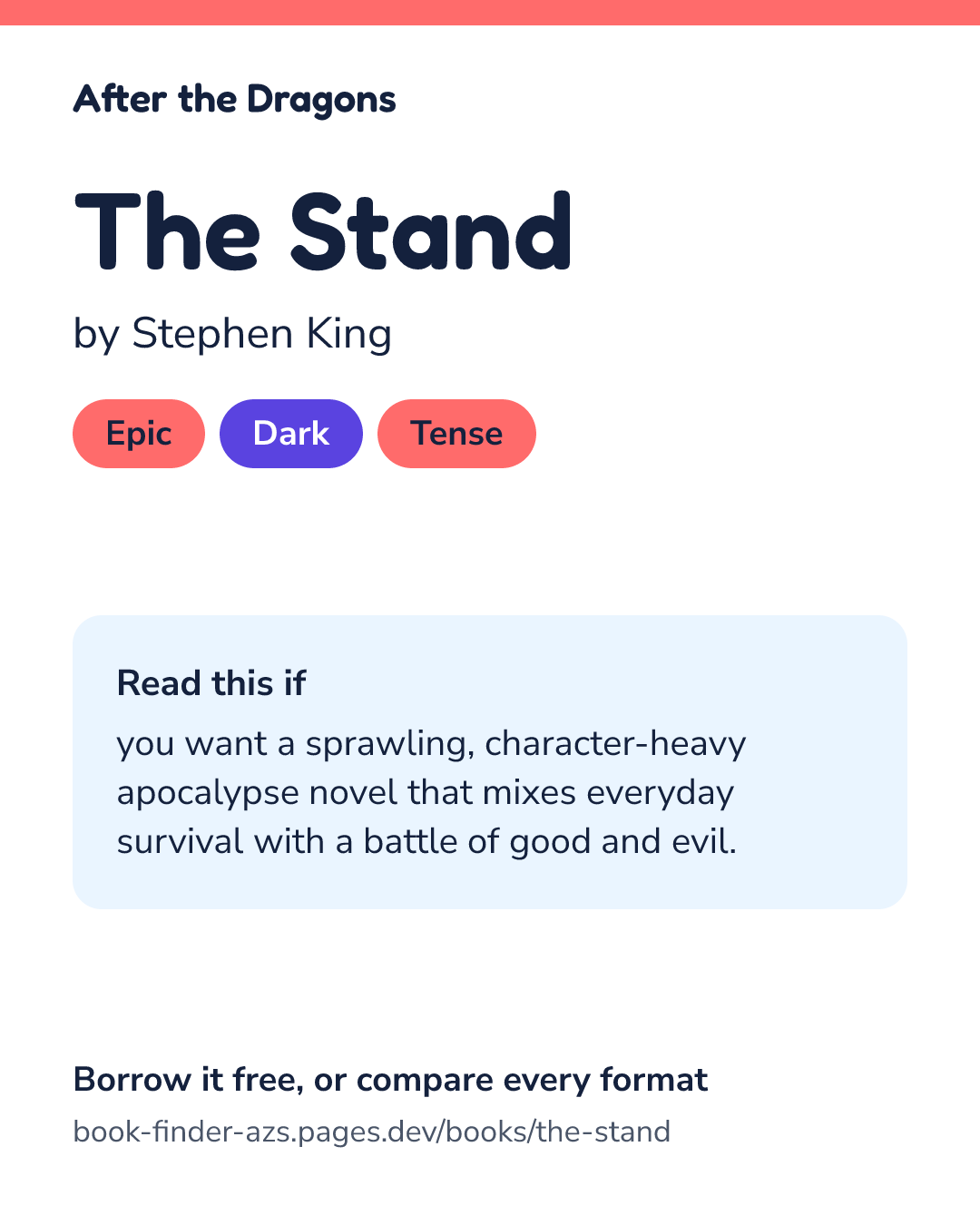 Share card for The Stand