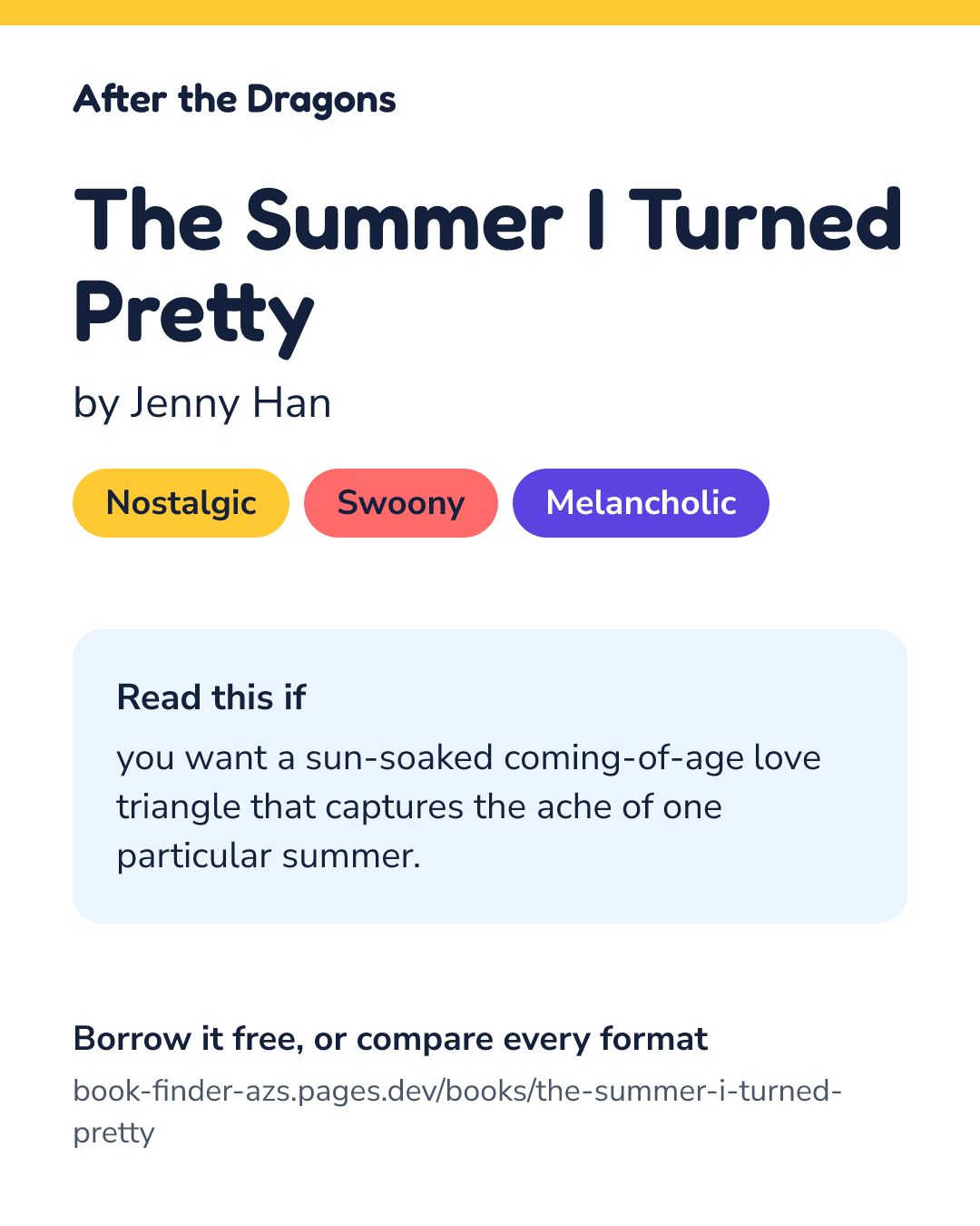 Share card for The Summer I Turned Pretty