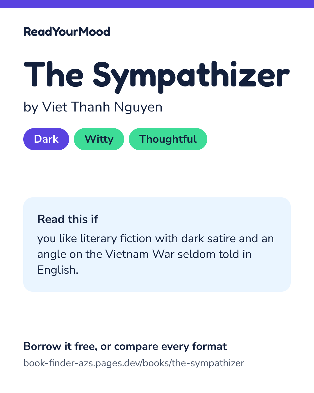 Share card for The Sympathizer