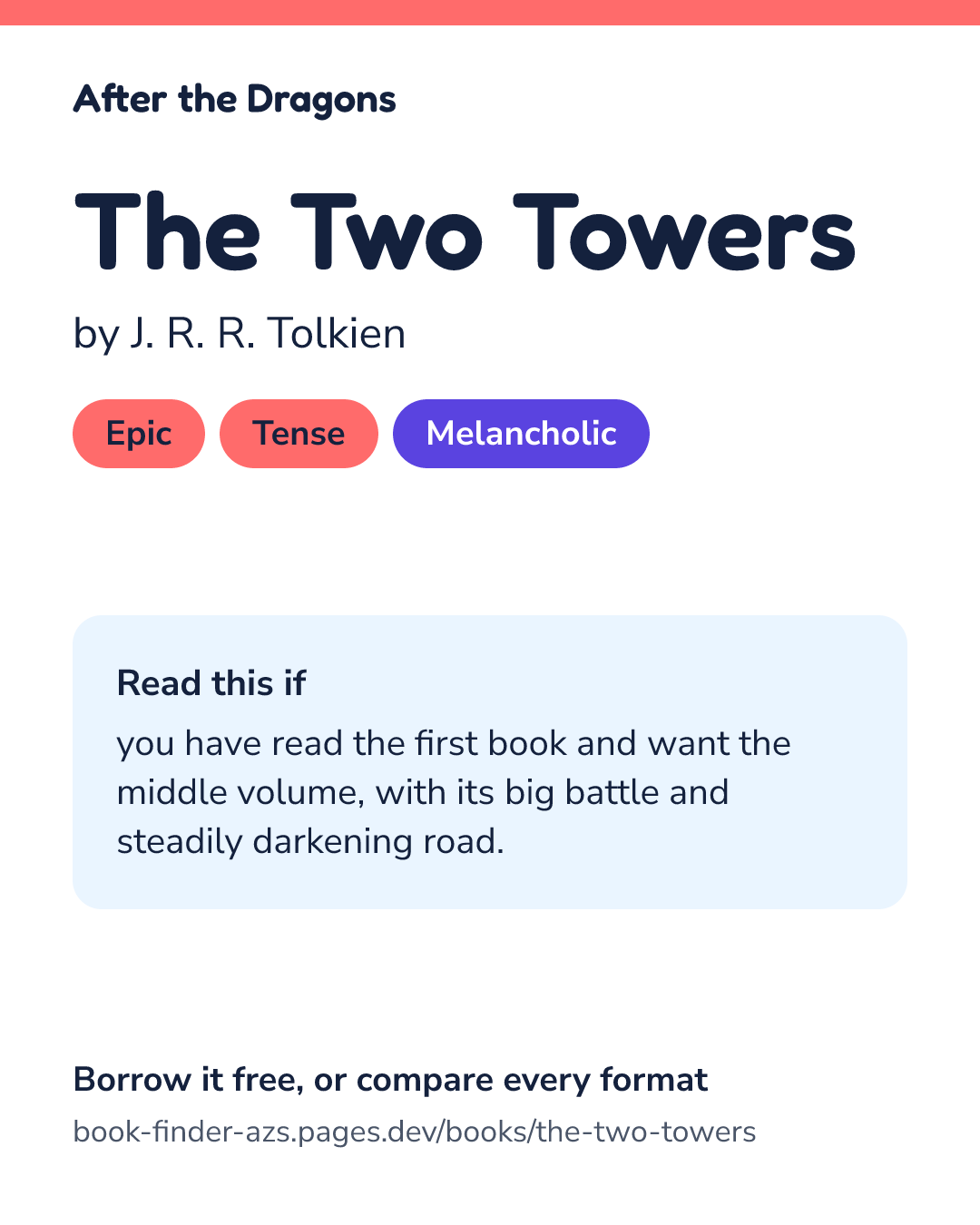 Share card for The Two Towers