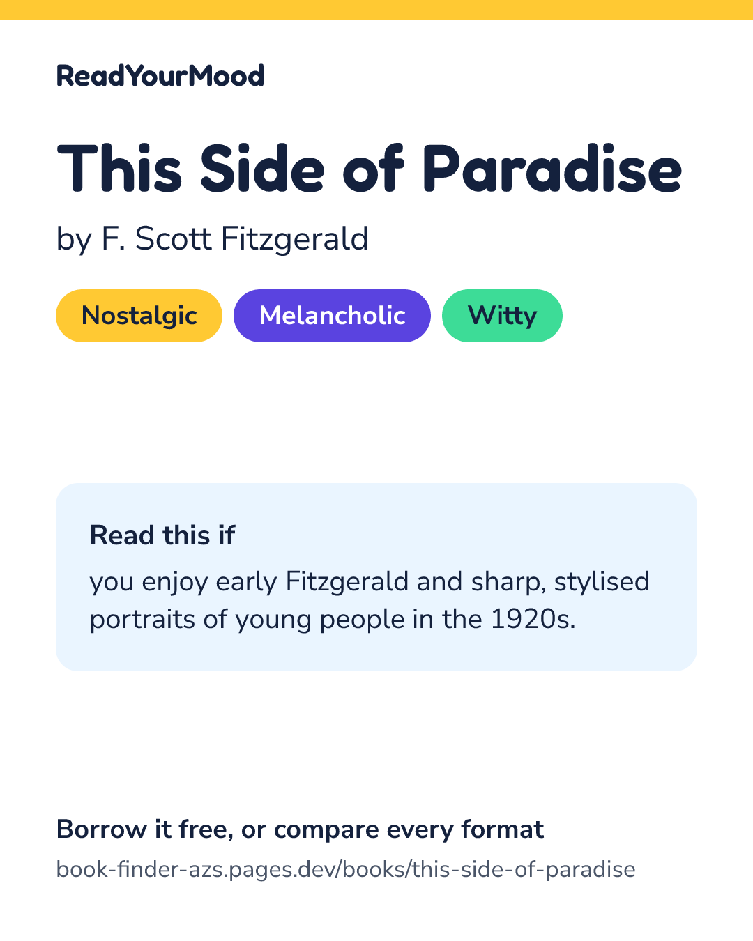 Share card for This Side of Paradise