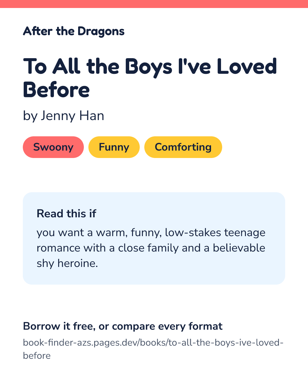 Share card for To All the Boys I've Loved Before