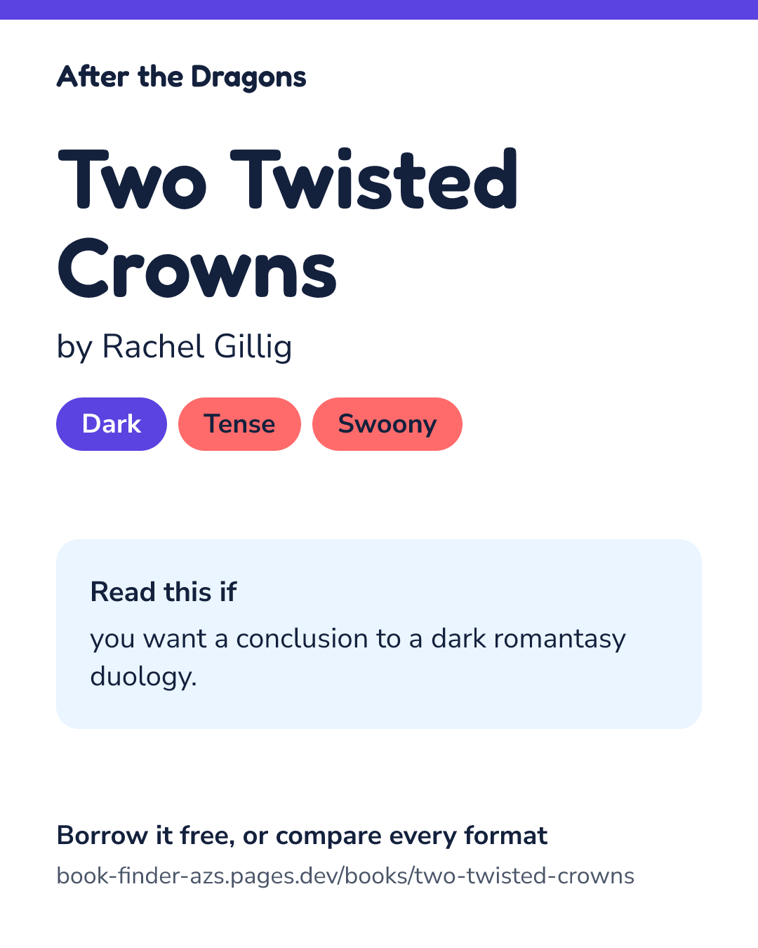 Share card for Two Twisted Crowns