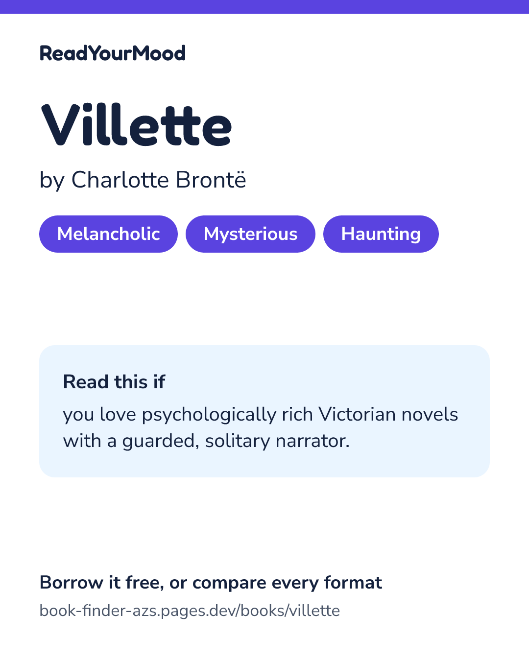 Share card for Villette
