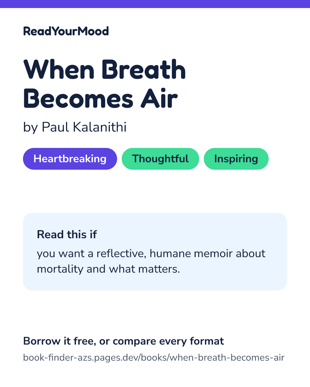 Share card for When Breath Becomes Air