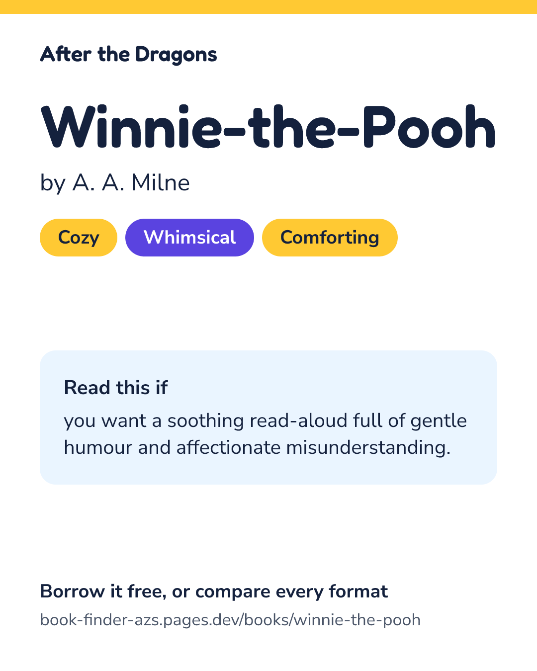 Share card for Winnie-the-Pooh