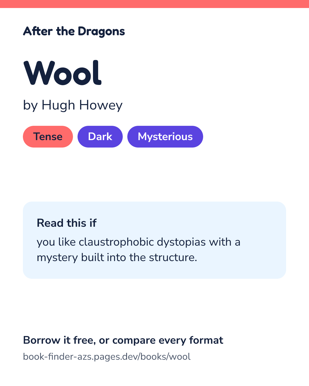 Share card for Wool