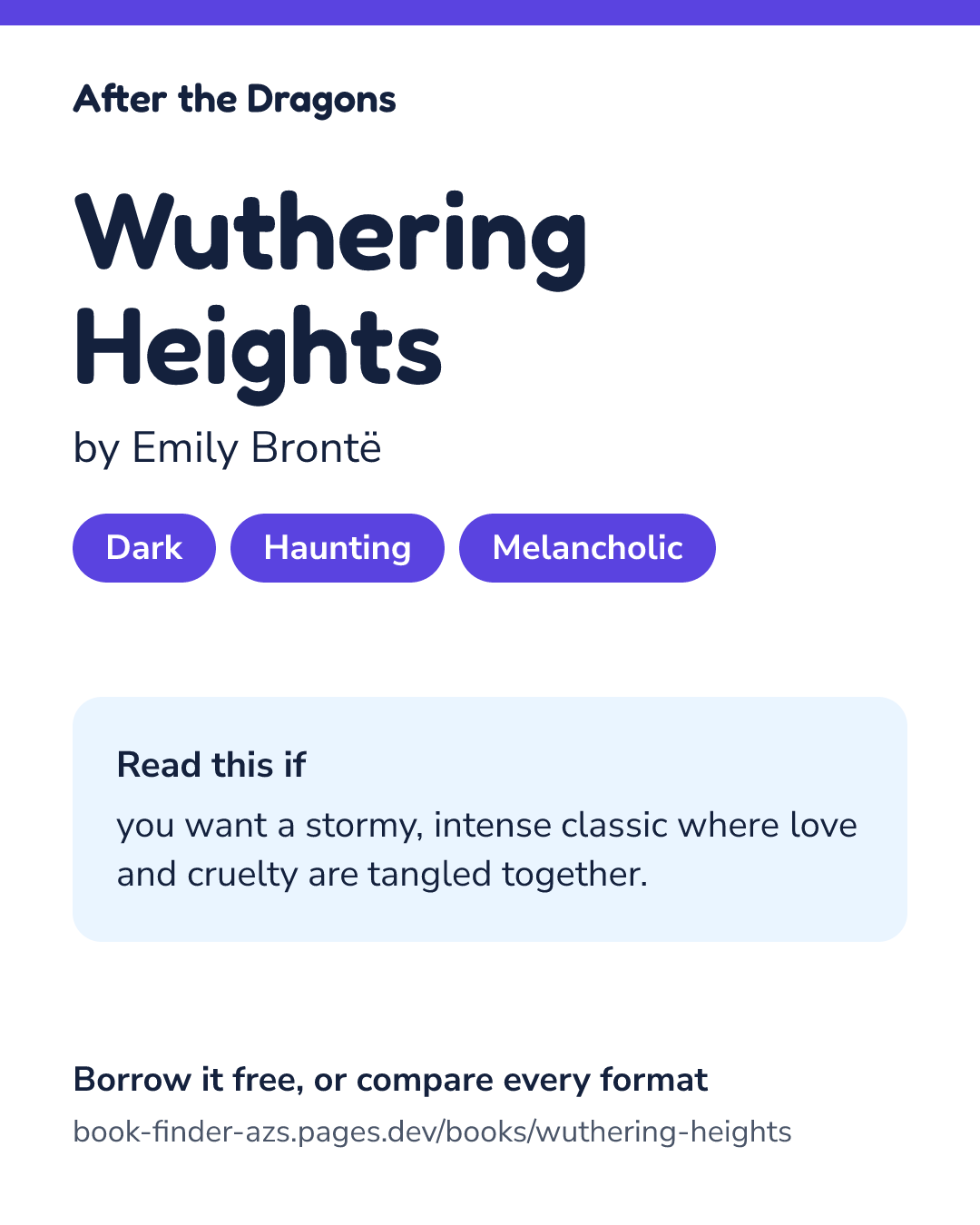 Share card for Wuthering Heights